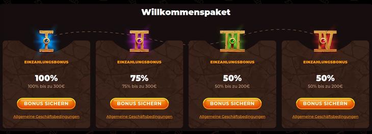 Amun Ra Casino Willkommensbonus